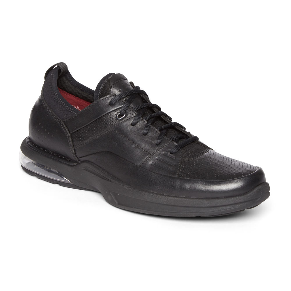 Zapatillas Rockport Hombre Mexico - Howe Street Lace Up Negros - HFRMG0327